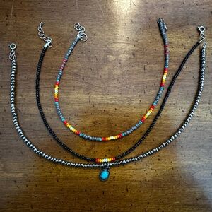 Beaded western necklaces